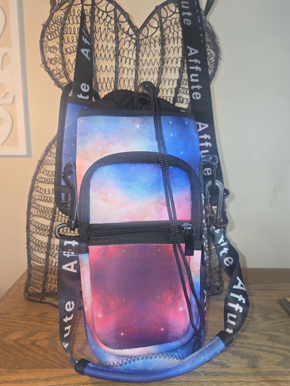 Galaxy Gradient Crossbody Phone Bag - Blue Pink Purple